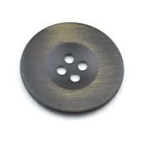 Bouton en métal brosse doré