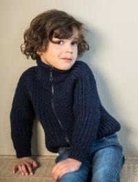 169-16 - Gilet zippé à col camionneur