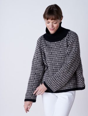 modèle tricot Pull en Fidèle de Plassard