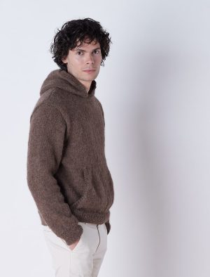 modèle tricot Pull à capuche en Tonka de Plassard