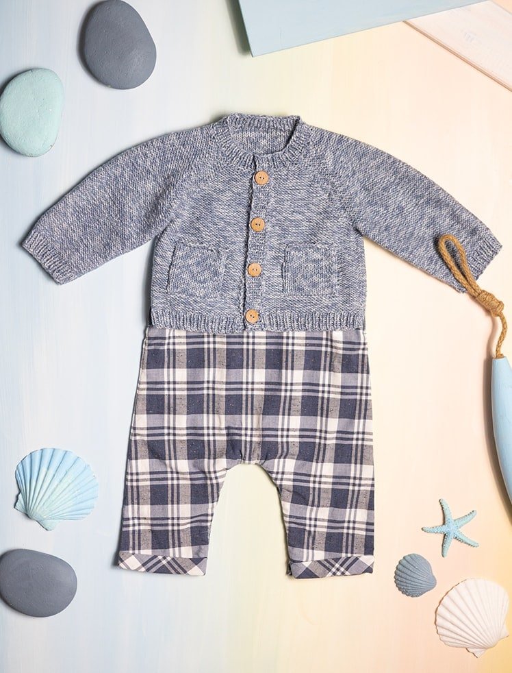 modèle tricot Cardigan en Fagonia de Plassard