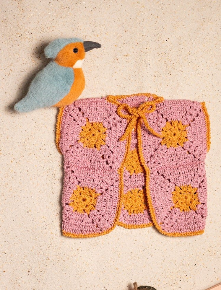 modèle crochet Gilet au crochet en Balia de Plassard