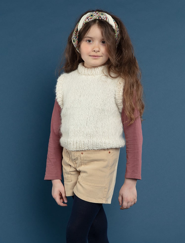 modèle tricot Top sans manches en  de Plassard