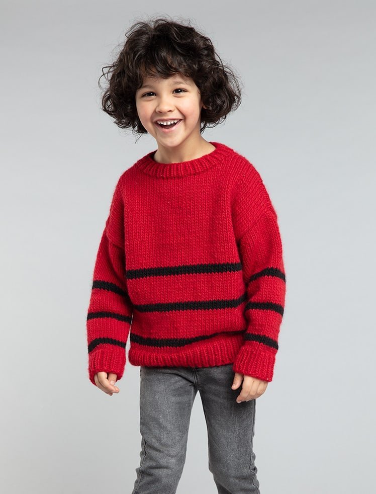 modèle tricot Pull en  de Plassard