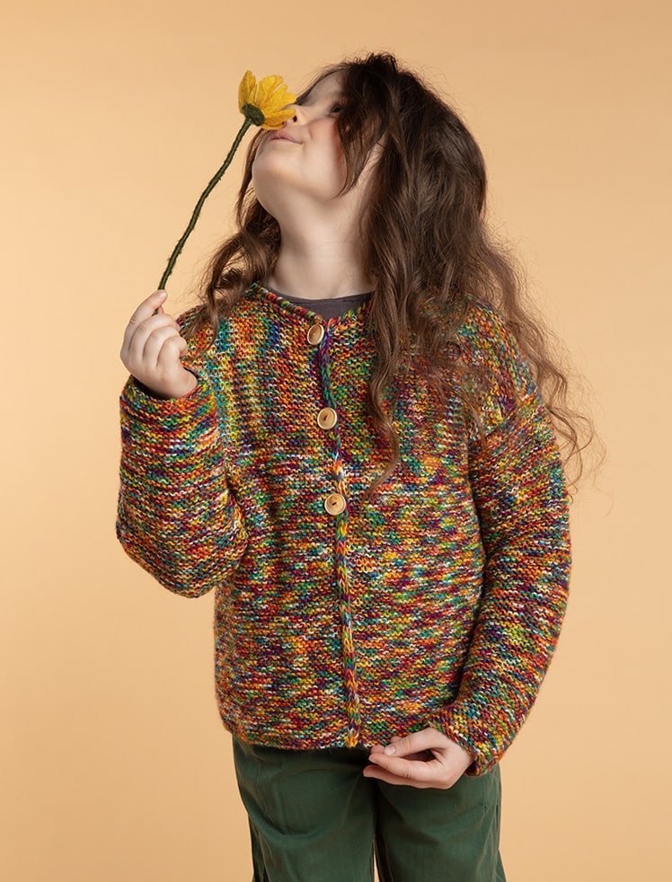 modèle mixte Cardigan en  de Plassard