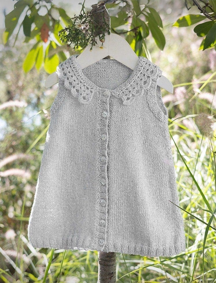 modèle maille Robe à col crocheté en  de Plassard