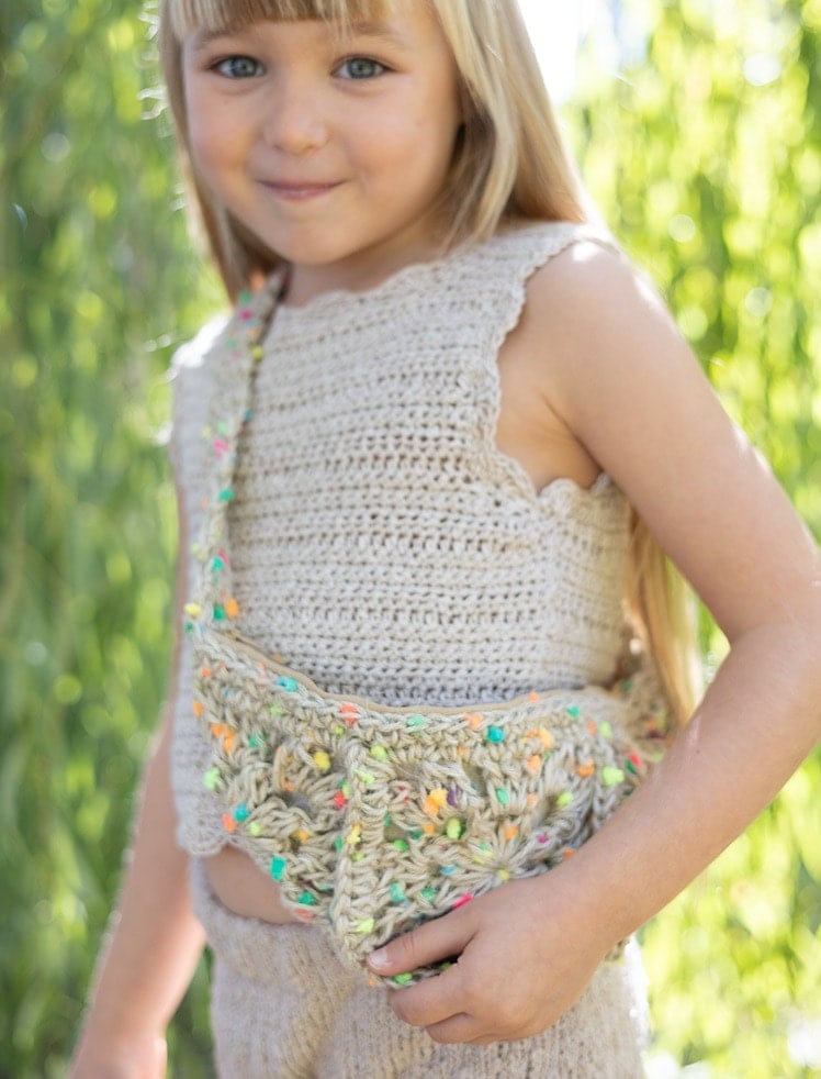 modèle crochet Sac banane au crochet en  de Plassard