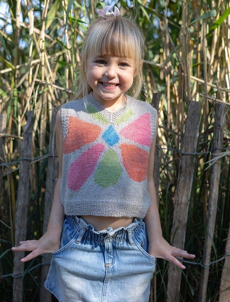 modèle maille Top sans manches en  de Plassard